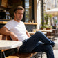 Herre moderne slim fit stretchjeans