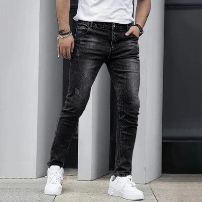 Herre moderne slim fit stretchjeans