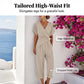 💃 Elegant ensfarget todelt sett – skaper umiddelbart en feminin silhuett!