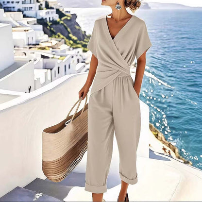 💃 Elegant ensfarget todelt sett – skaper umiddelbart en feminin silhuett!
