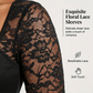 Plus Size A-formet minikjole med blondermer for kvinner
