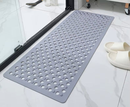🛀Sklisikker badematte🧹Behagelig tekstur, absorberende og maskinvaskbar💦