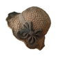 🧢 48 % RABATT NÅ! 🌞 Elegant vevd stråhatt med sløyfe – pustende, sammenleggbar og perfekt for strand og reiser 👒