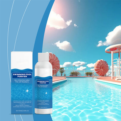 💧 Svømmebassengrensende væske – Krystallklart vann, null problemer! ✨ Si farvel til grønt vann og sterke kjemikalier – bare ren, frisk svømming hver gang. 🏊‍♂️💙
