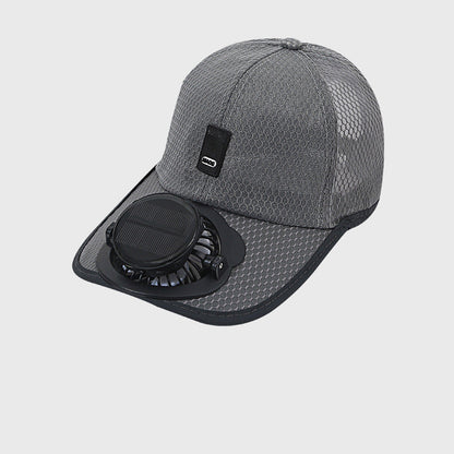 🔥 Hot salg 48% RABATT🔥Pustende baseballcaps med solcellevifte