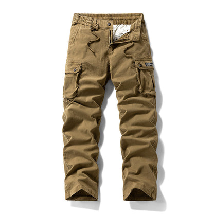 👖 48 % RABATT NÅ! 🛠️ Taktiske cargobukser i bomull – mange lommer, forsterkede sømmer og justerbar midje 👖🪖