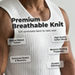 🏆 Spesialpris siste dag kr 209 !!💐2026 Herre ribbestrikket slim fit tanktopp