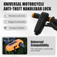 Universell tyverisikringslås for motorsykkelstyre