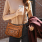📢📢48 % RABATT!! ⏰Myk crossbody-veske i PU-skinn med flere lommer til dame