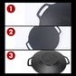 Multifunksjonell steinform med non-stick belegg