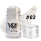 Multifunksjonell, grov glittergelstift
