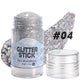 Multifunksjonell, grov glittergelstift