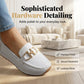 Damenes casual mesh loafers med metallspenne
