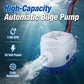 🚤 48 % RABATT! 💧 Automatisk lensepumpe med høy kapasitet – flottørbryter, 1100 GPH, 12V/24V, tenningsbeskyttet – Perfekt for båter, kjellere eller dammer – pålitelig og sikker vannfjerning ⚓