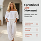 Ensfarget casual-sett for kvinner