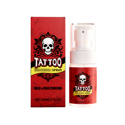 🥳2026 VARMT SALG🥳💞50 000+ SOLGT!💉🎨 48 % RABATT! Tatoveringsspray – Gjenoppliver falmet blekk umiddelbart, ultrafin spray, ingen fett. Leger raskt, fargene spretter ut som nye! ✨🛡️