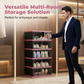Foldable & Stackable Shoe Cabinet with Clear Doors