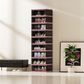 Foldable & Stackable Shoe Cabinet with Clear Doors