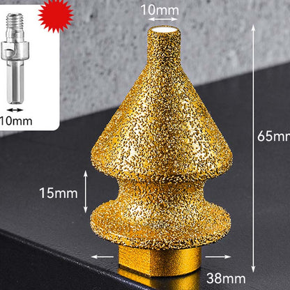 ⚙️ BEGRENSET TID 48 % RABATT! ✨ Diamantfasfres for slipemaskin – Multifunksjon, Loddet diamant, Universal Passform 💎