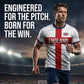 👕Sommersalg – Opptil 48 % RABATT⚡OVER 50 000 SOLGT!⚽England Fotball T-skjorte, Stort Bokstavstrykk, Sporty Fritidsklær, Must-Have Culture T-skjorte, Kortermet, Lang Lengde, Løstsittende