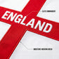 👕Sommersalg – Opptil 48 % RABATT⚡OVER 50 000 SOLGT!⚽England Fotball T-skjorte, Stort Bokstavstrykk, Sporty Fritidsklær, Must-Have Culture T-skjorte, Kortermet, Lang Lengde, Løstsittende