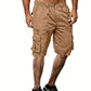Herre casual cargo shorts med flere lommer
