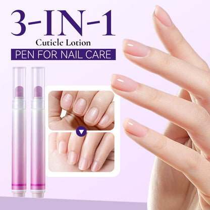 💅 KJØP 2, FÅ 1 GRATIS! ✨ 3-i-1 neglebåndskrem i pennform – Gir næring, pleier og beskytter – Perfekt for sunne negler og neglebånd når som helst 🌸