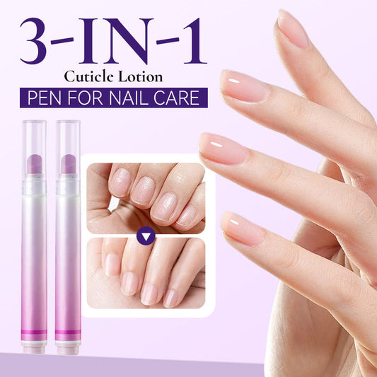 💅 KJØP 2, FÅ 1 GRATIS! ✨ 3-i-1 neglebåndskrem i pennform – Gir næring, pleier og beskytter – Perfekt for sunne negler og neglebånd når som helst 🌸