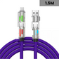 4-i-1 LED-ladekabel med lys