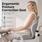 🪑 Ergonomisk setepute i minneskum med ryggstøtte – hold deg komfortabel hele dagen, perfekt for kontoret, bilen og hjemmet ✨