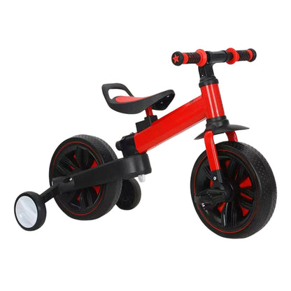 💥 50% rabatt! 🚲 3-i-1 barne-tricycle – barnevogn, tricycle og balansesykkel i én. Sammenleggbar, kun 2,8 kg. For barn 2–6 år. Rød, blå, rosa, gul 🌈