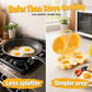 Microwave Egg Poacher with Heart and Flower Shapes