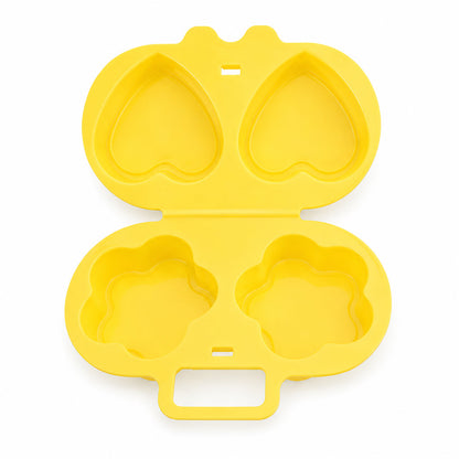 Microwave Egg Poacher with Heart and Flower Shapes