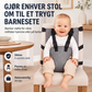 👶 Bærbar sikkerhetssele for babyhøye stoler
