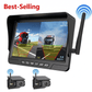 🚛 Trådløst ryggekamerasystem – 1080P HD, delt skjerm, 140° vidvinkel. Det perfekte valget for lastebiler og bobiler! 📡✨