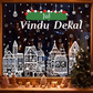 🎅Tidlig juletilbud – 50 % RABATT🎄Vindusdekorasjonssett for juleby