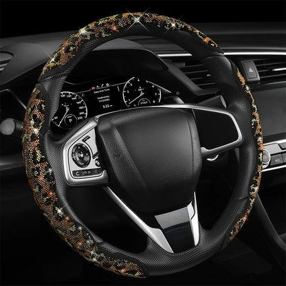 Sparkly Rhinestone Steering Wheel Cover