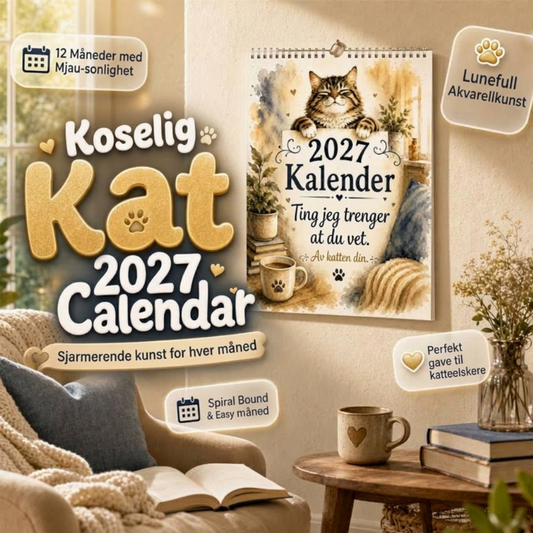 2027 En katteveggkalender