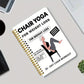 🧘spiralbundet notatbok egnet for stol-yoga og trening | Perfekt for avslappende øvelser hjemme