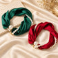 ⏳Limited-time 50% off⏰Pearl Scarf Necklace🫧📿
