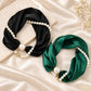 ⏳Limited-time 50% off⏰Pearl Scarf Necklace🫧📿