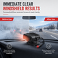 ❄️ Bærbar bilrutedefroster – 12V/24V varmluftvarmer